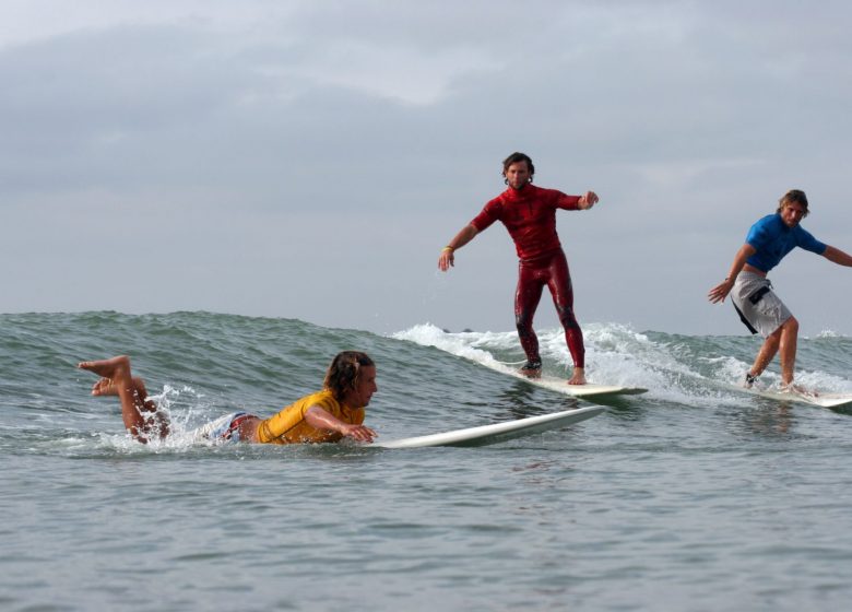 COURS ET STAGE DE SURF – BASE NAUTIQUE DE LA GRANDE PLAGE