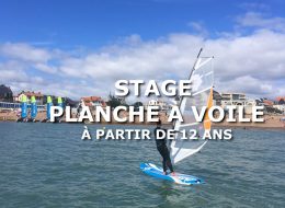 STAGE DE PLANCHE À VOILE – BASE NAUTIQUE DE BOISVINET