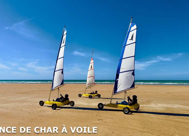 CHAR A VOILE – BASE NAUTIQUE DE LA GRANDE PLAGE